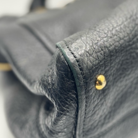 Fendi Black Pebbled Leather Chameleon Tote Bag - Picture 9 of 15